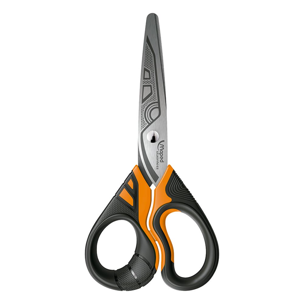 Blíster Tijera Sensoft Fluo 13,5cm. Maped