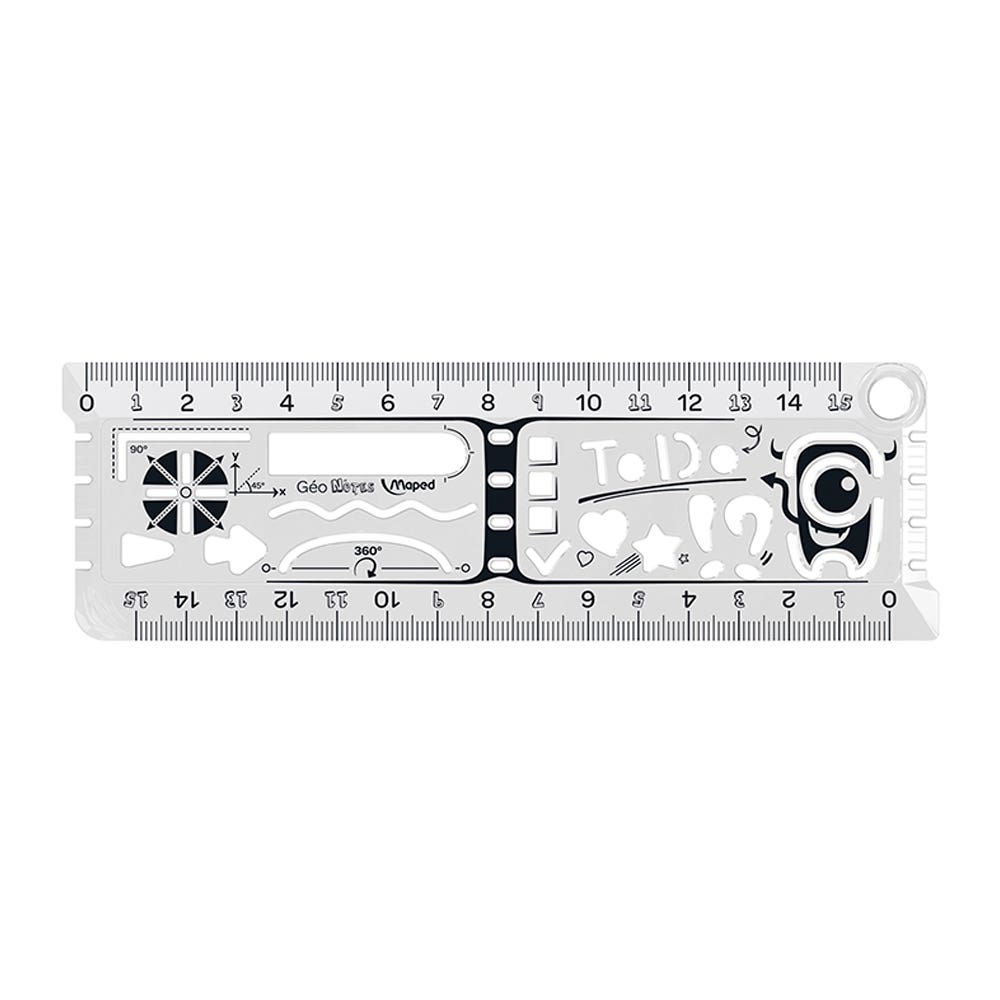 Regla Geo Notes 15cms.