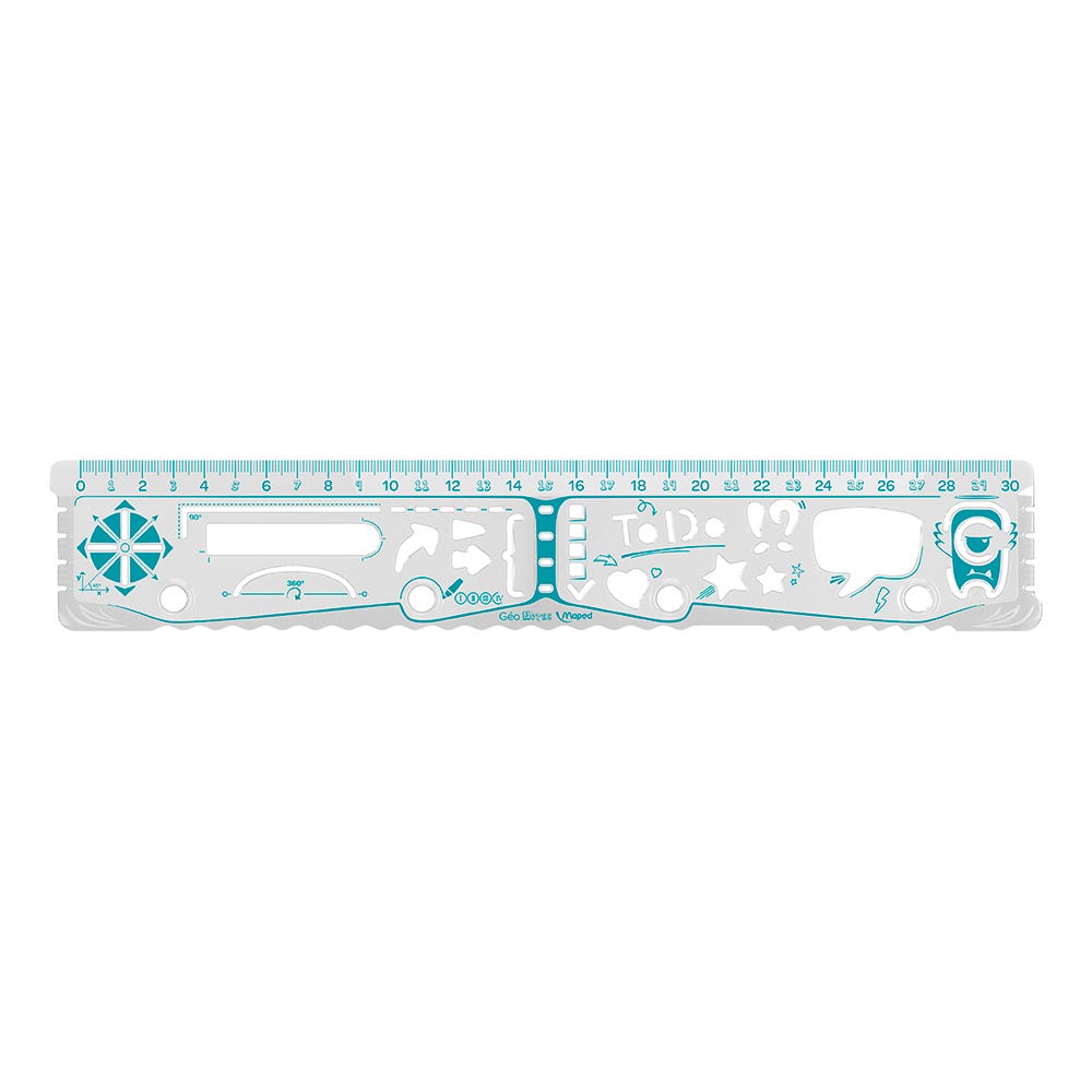 Regla Geo Notes 30cms. Maped