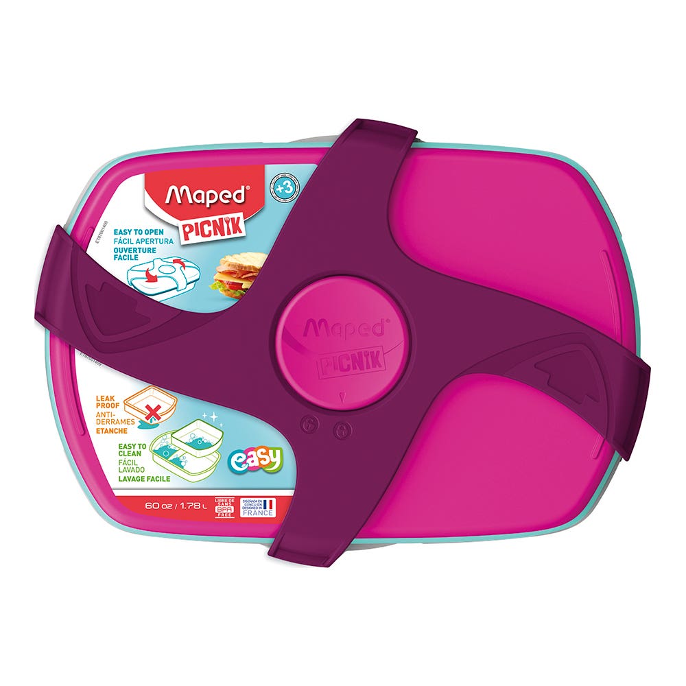 Lunch BoxPremium 1,8l Pink Maped