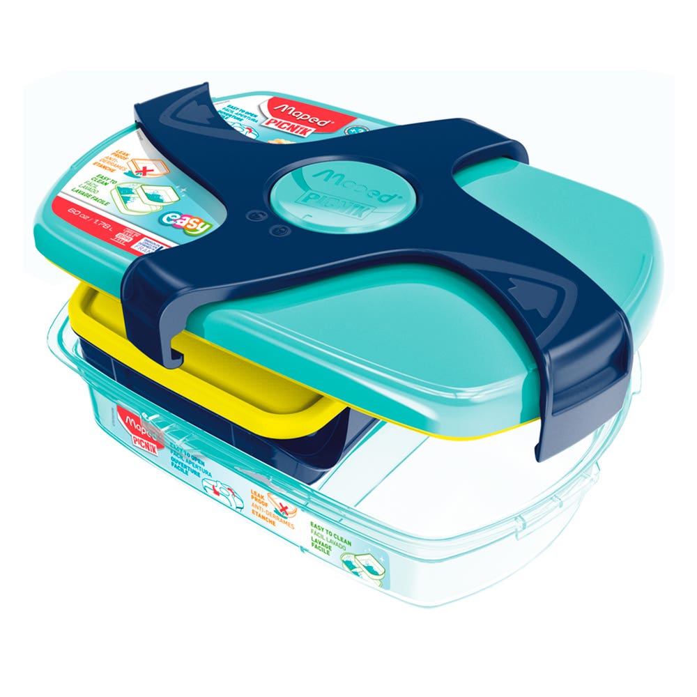 Lunch BoxPremium 1,8l Blue Maped