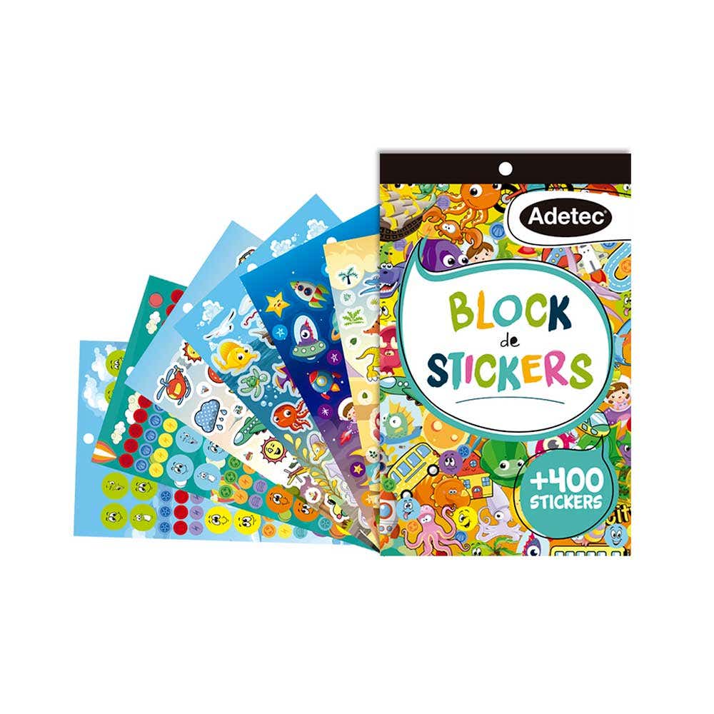 BLOCK STICKERS MIX NIÑO/NIÑA- ADETEC