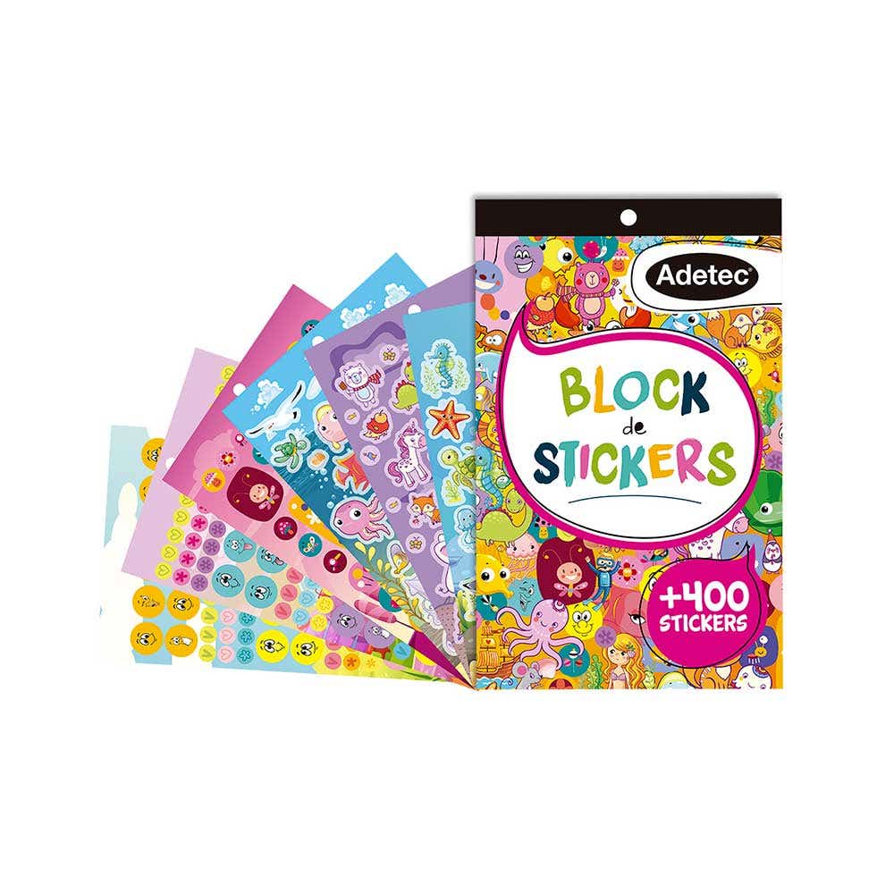 BLOCK STICKERS MIX NIÑO/NIÑA- ADETEC