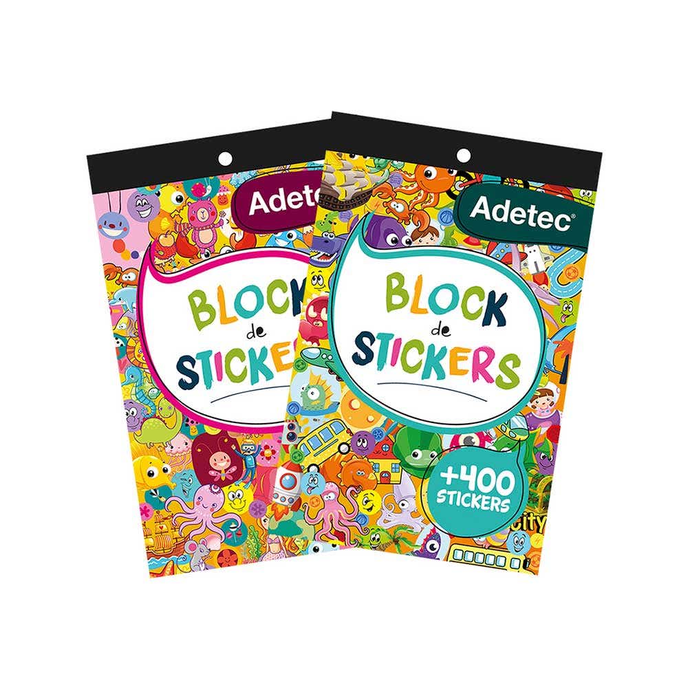 BLOCK STICKERS MIX NIÑO/NIÑA- ADETEC