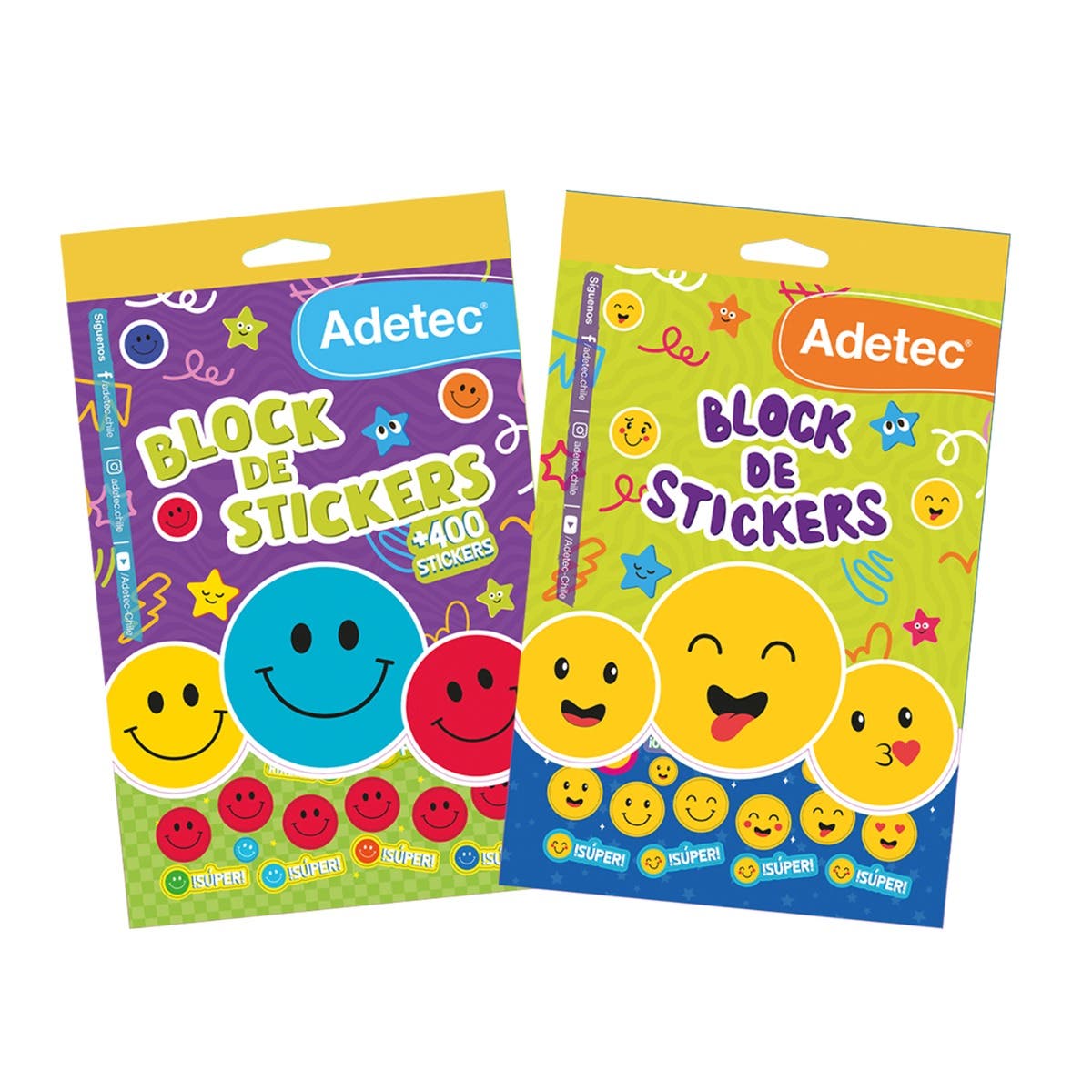 BLOCK STICKERS MOTIVACIONAL- ADETEC