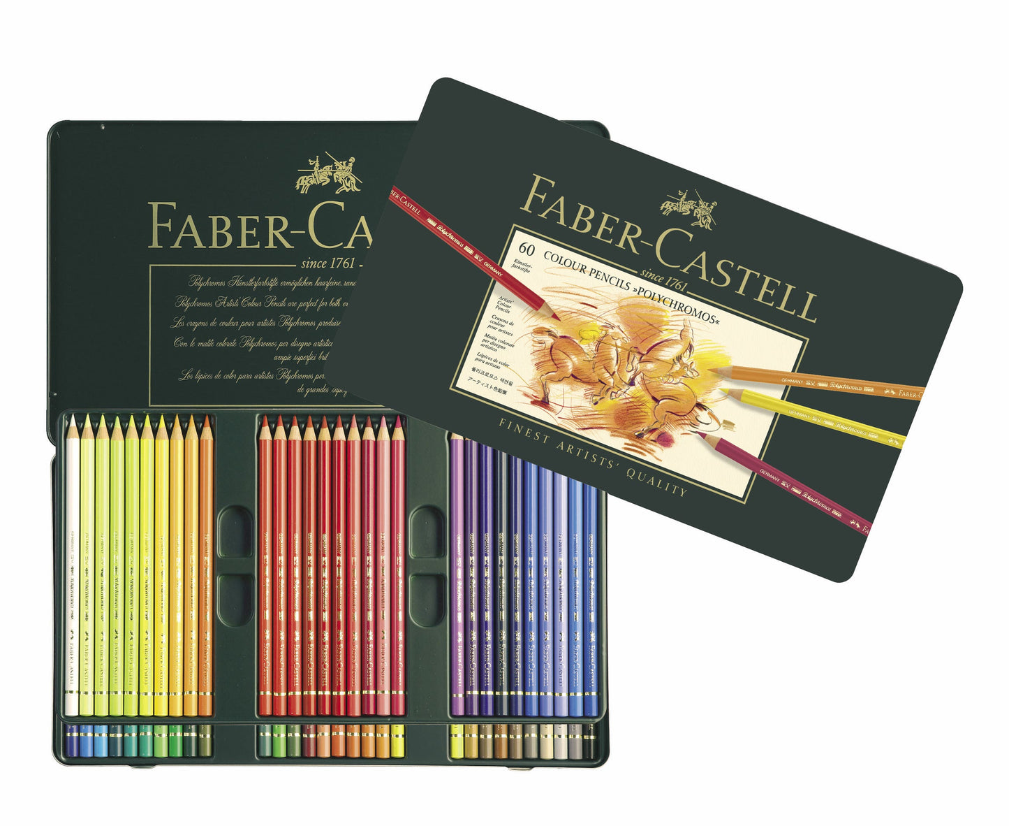 Estuche Lapiz FABER Polychromos 60 u