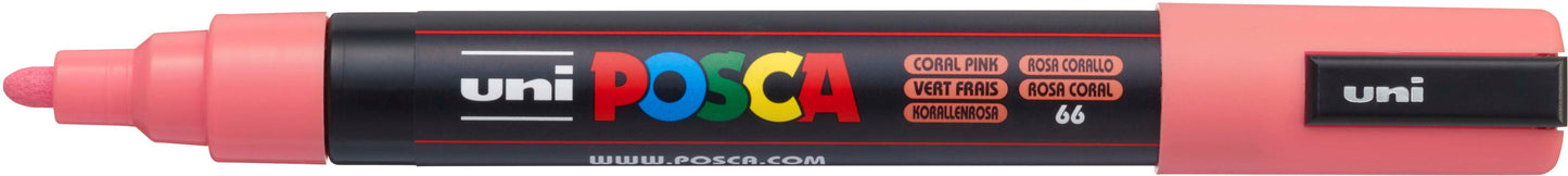 Marcador Posca 5M Rosa Coral