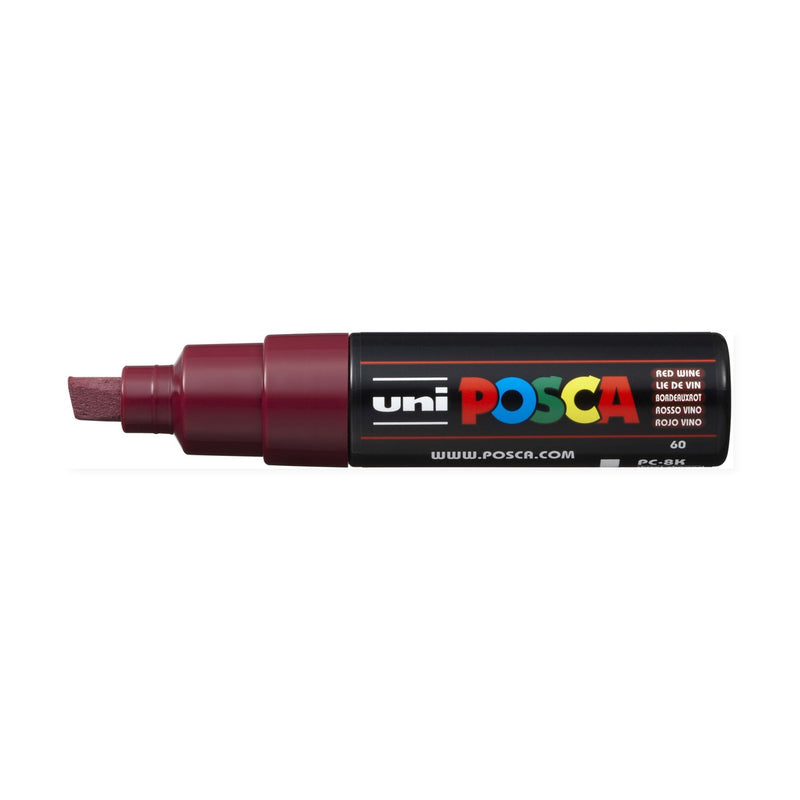 Marcador Posca 8K Rojo Vino