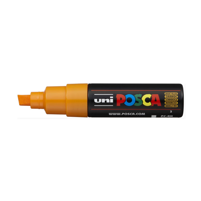 Marcador Posca 8K Amarillo Brillante