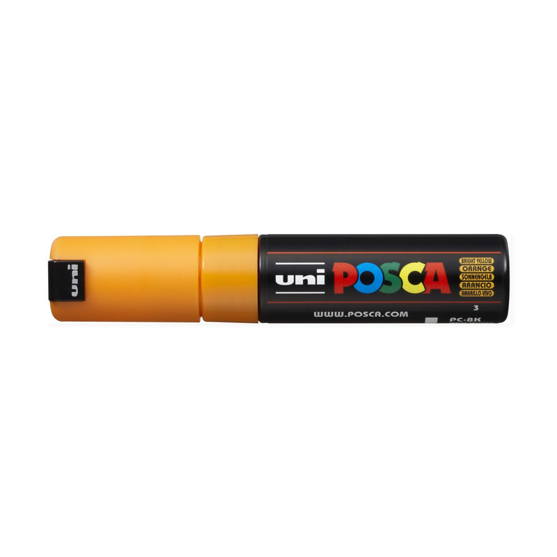 Marcador Posca 8K Amarillo Brillante