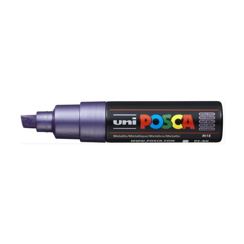 Marcador Posca 8K Violeta Metálico