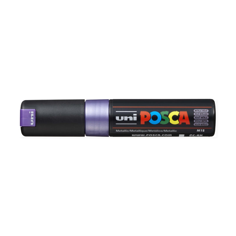 Marcador Posca 8K Violeta Metálico