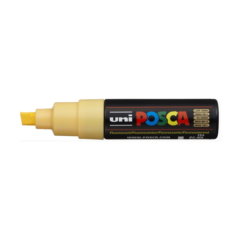 Marcador Posca 8K Naranjo Claro Fluores.