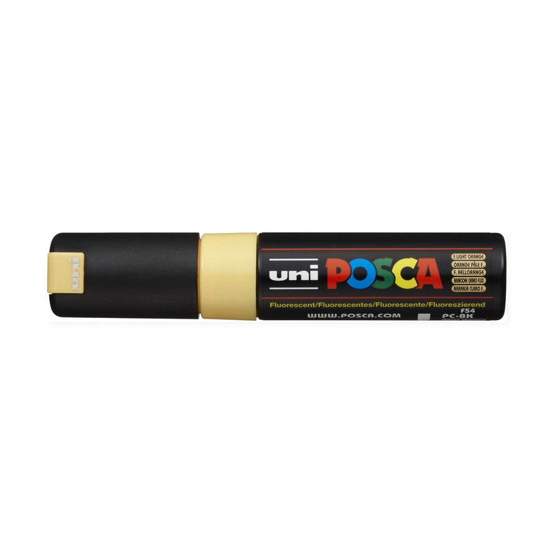 Marcador Posca 8K Naranjo Claro Fluores.