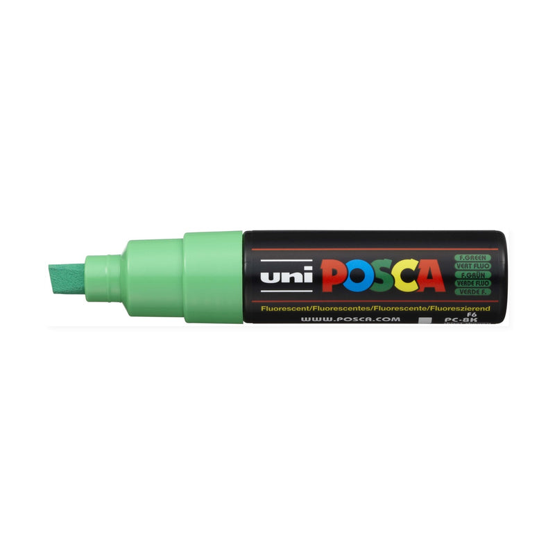 Marcador Posca 8K Verde Fluorescente
