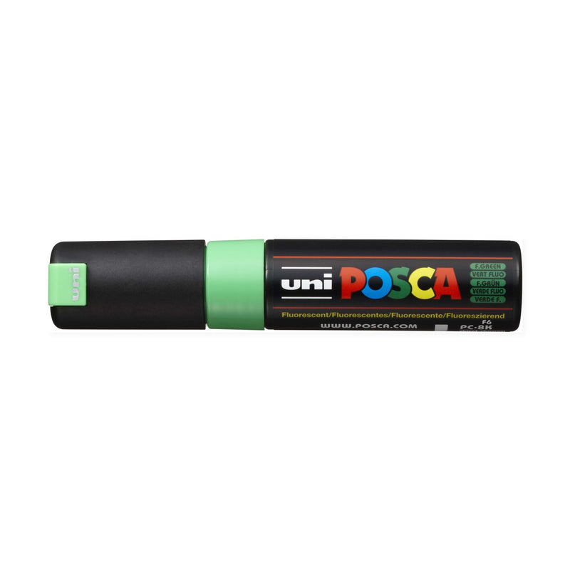 Marcador Posca 8K Verde Fluorescente