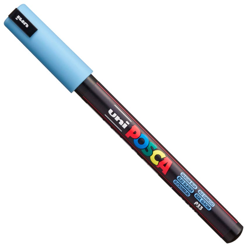 MARCADOR POSCA 1MR AZUL GLACIAR