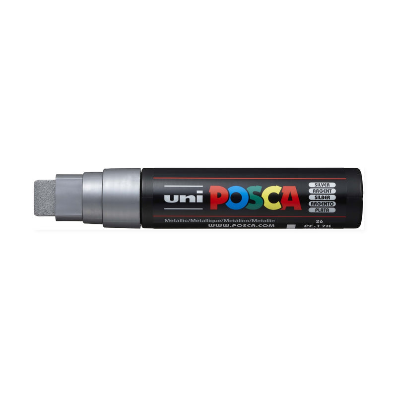 Marcador Posca 17K Plateado