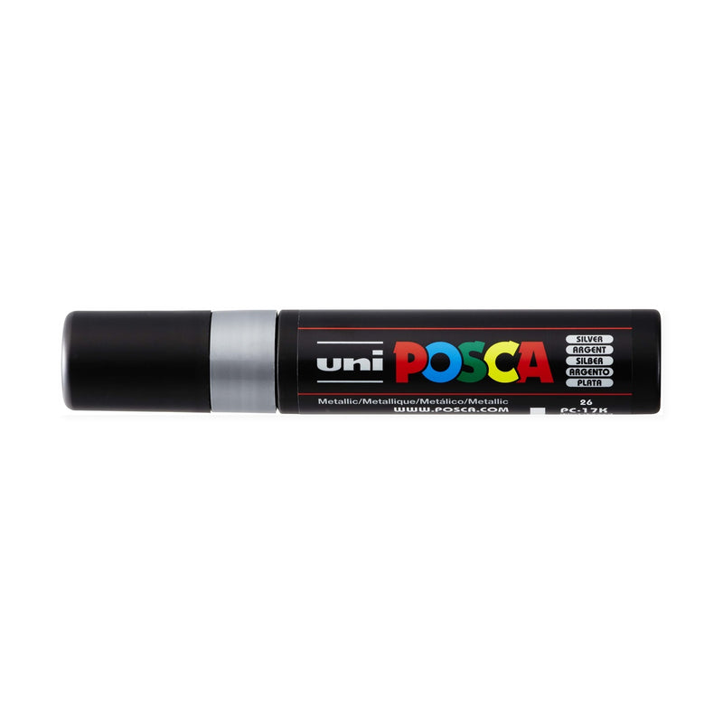 Marcador Posca 17K Plateado
