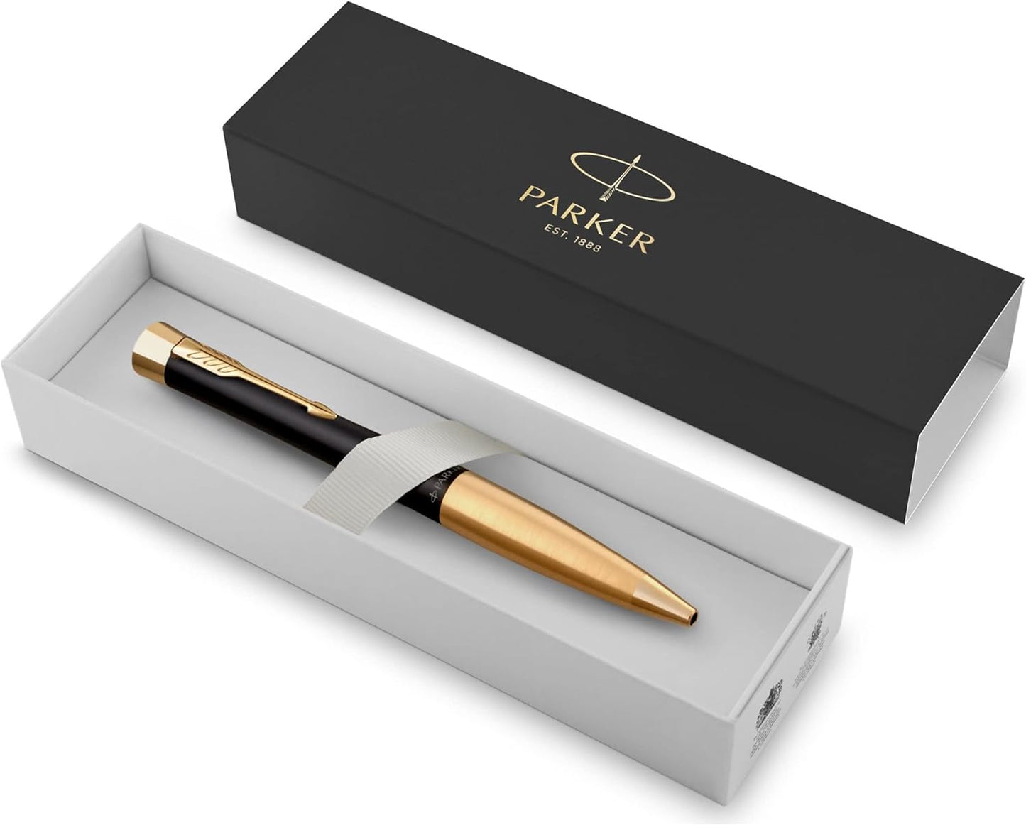 Bolígrafo Parker Urban Negro Acabado Dorado