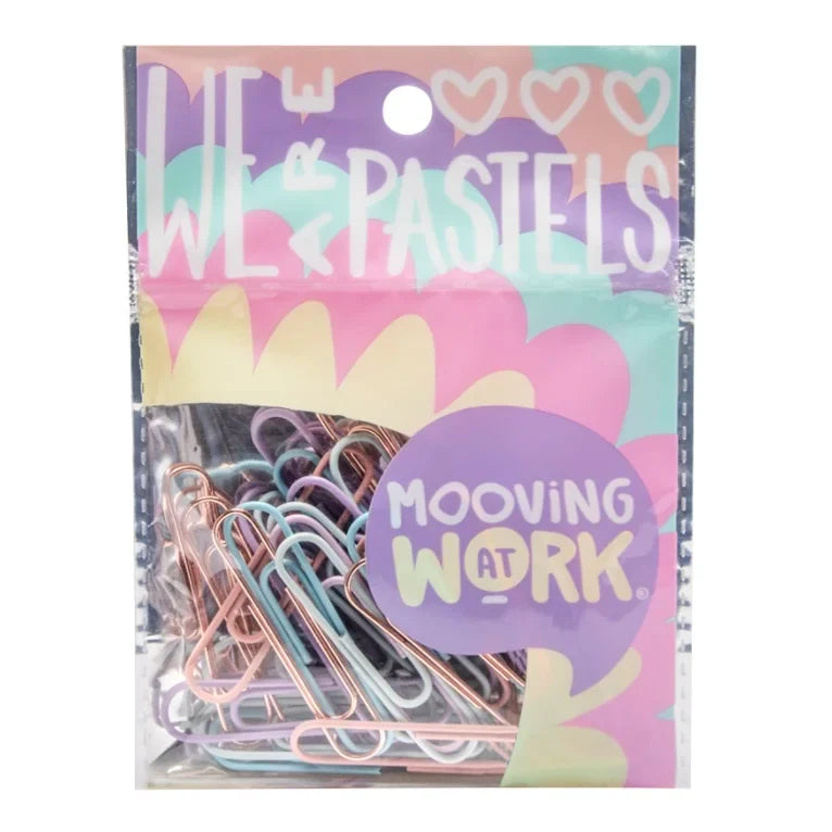 Maw Pastel Clips 60 Unidades