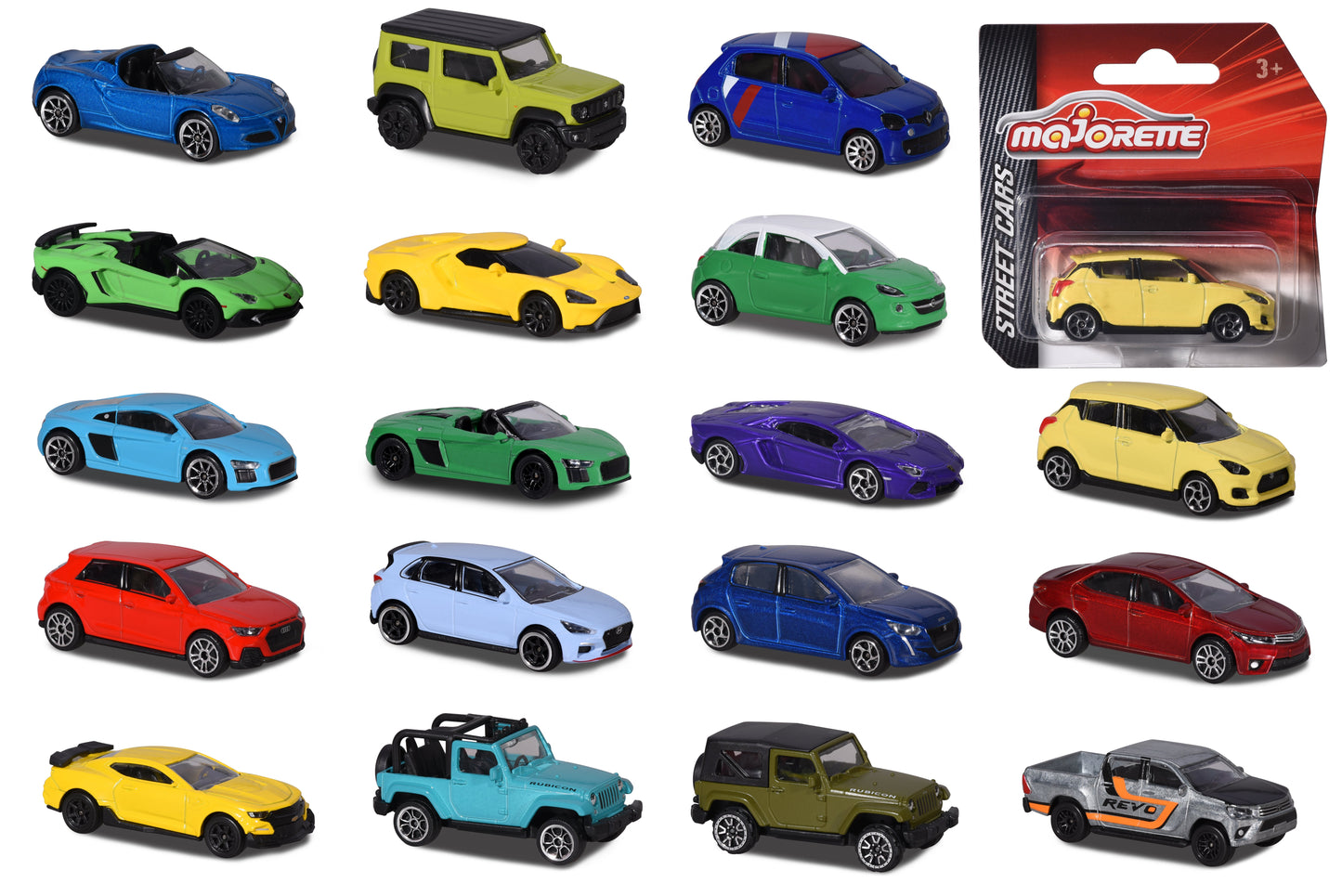 Majorette Street Cars Playfun 18 Unidades Surtido