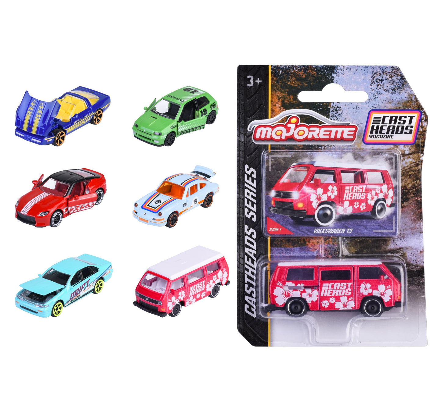 Castheads Road Racer Playfun 6 Vehículos De Asistencia