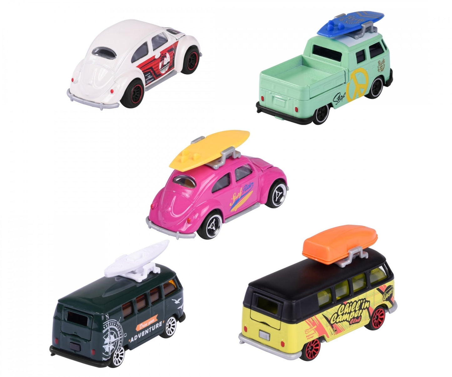 Majorette Vw The Originals Playfun Giftpack 5 Piezas