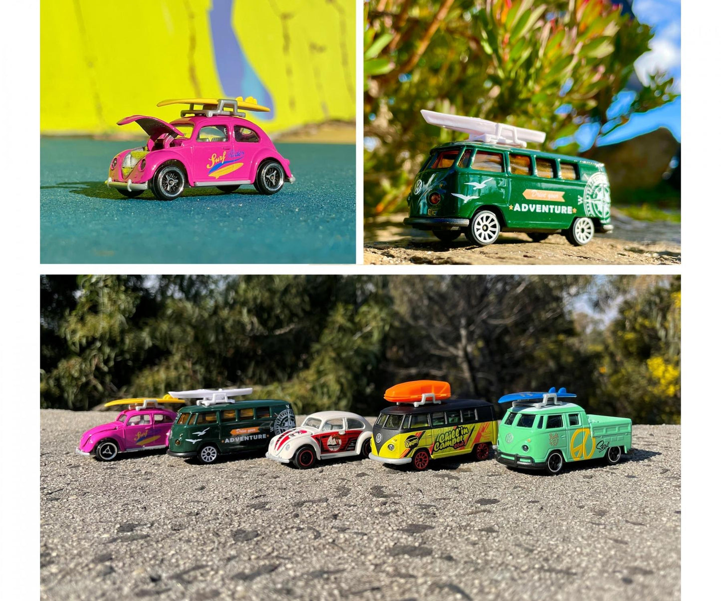 Majorette Vw The Originals Playfun Giftpack 5 Piezas