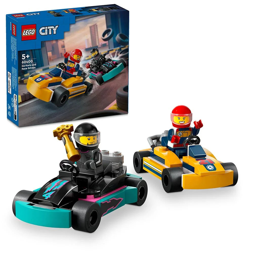 Lego Go Karts Y Pilotos De Carreras