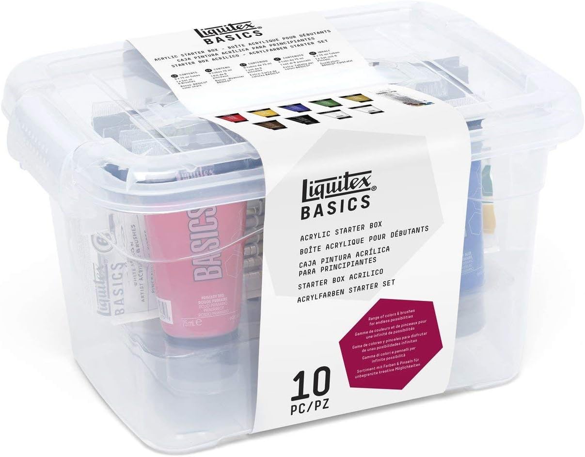 Set Pintura Acrílica Liquitex Basics 9 Colores 2.4 Onzas
