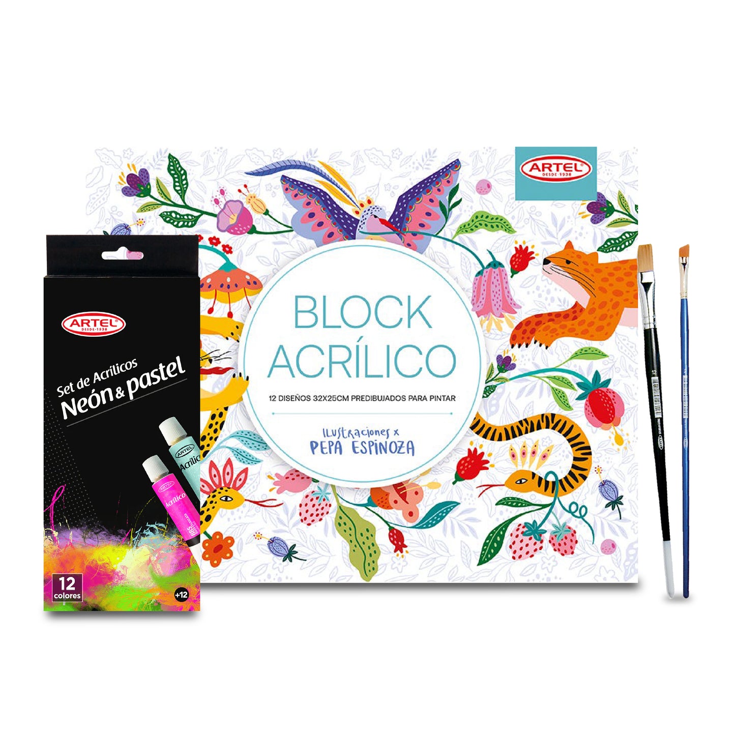 Pack Acrílico Color Lab