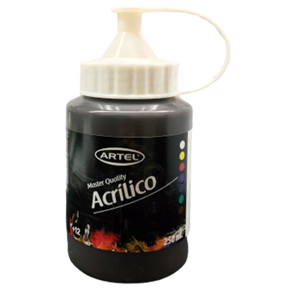 Acrílico Artel 250ml negro 221 Artel Importado Nacional Librería