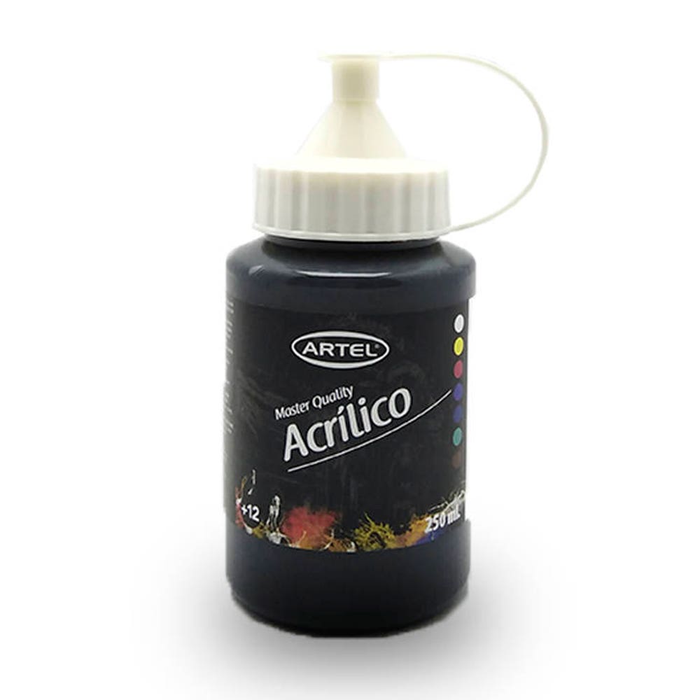 Acrílico Artel 250ml negro 221 Artel Importado Nacional Librería