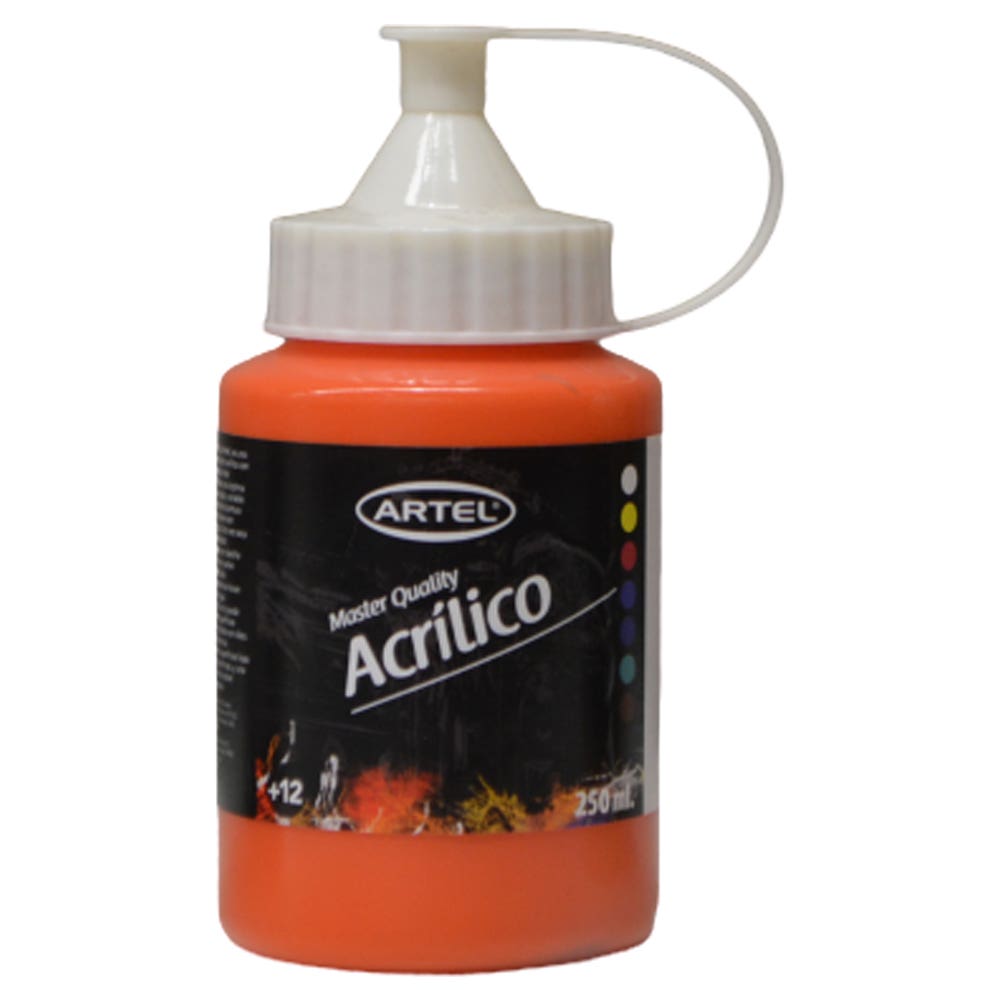 Acrílico Artel 250ml negro 221 Artel Importado Nacional Librería