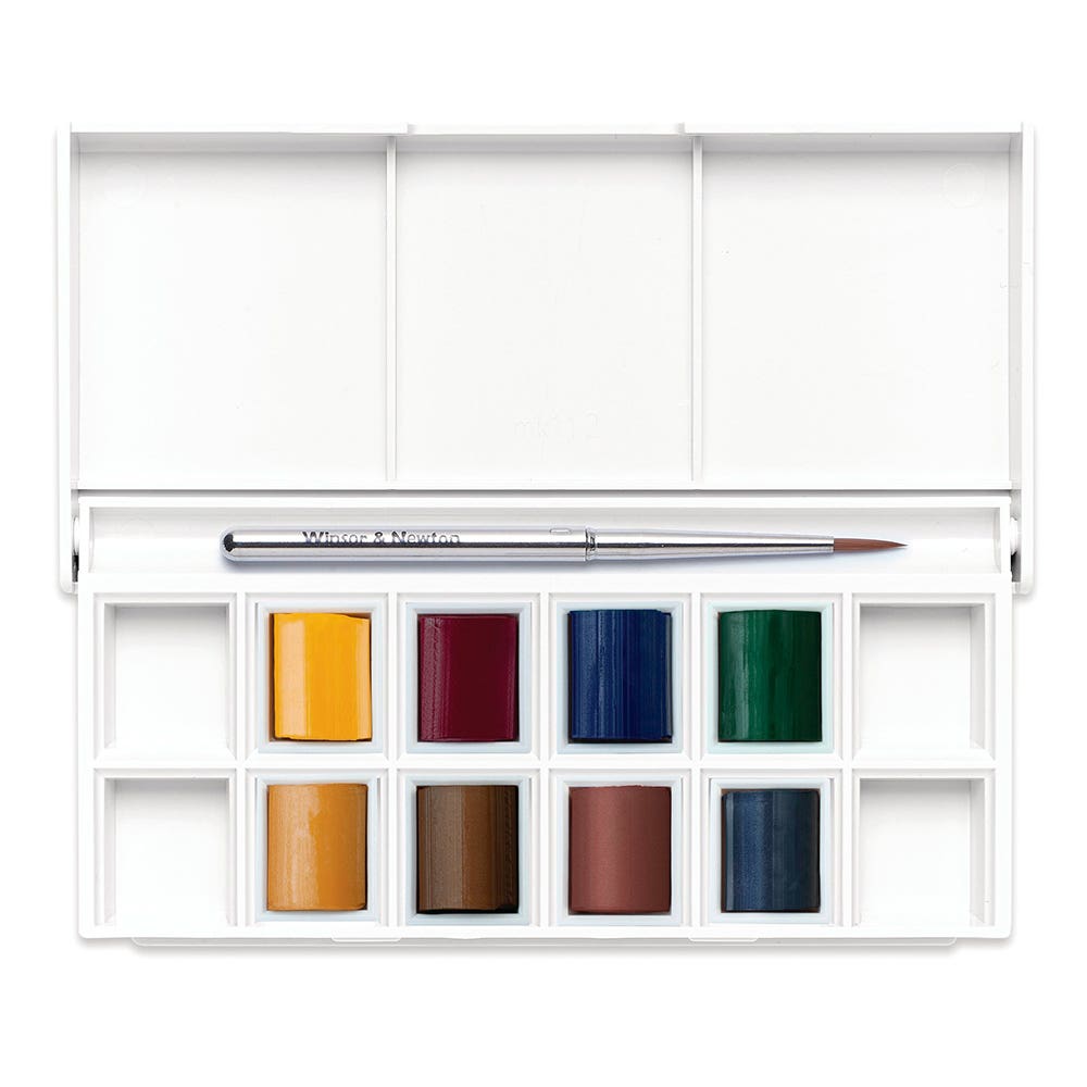 Acuarela Cotman Set Landscape 8hp Winsor And Newton Nacional Librería