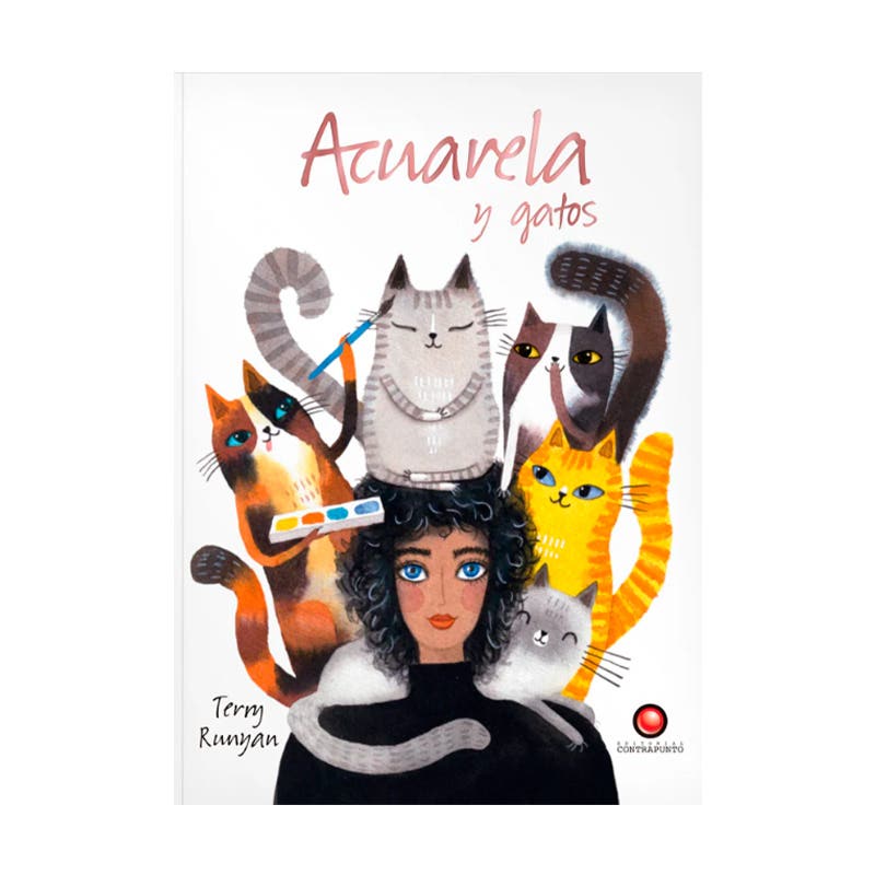 Acuarela Y Gatos Contrapunto Nacional Librería