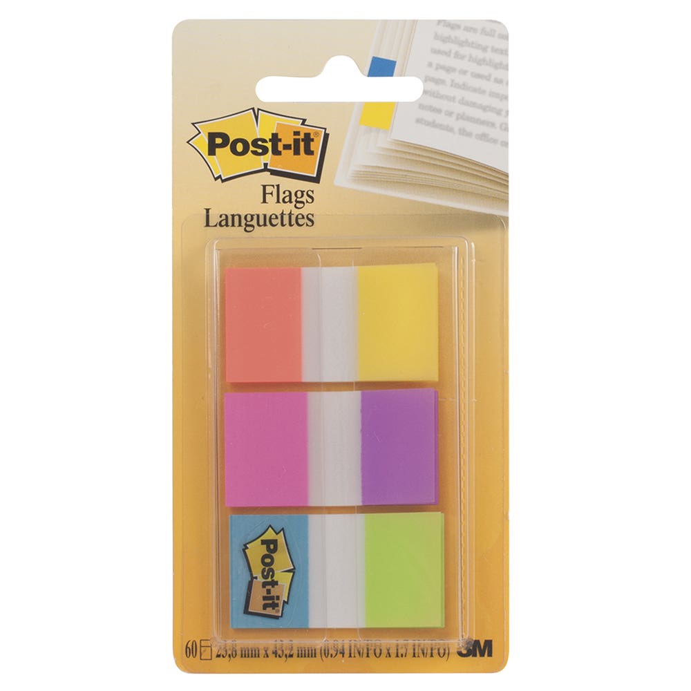 BANDERITAS 3M SURTIDAS 680 Post - It Nacional Librería