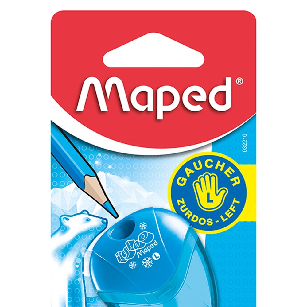 Blister Sacapuntas Igloo Zurdos Maped Maped Nacional Librería