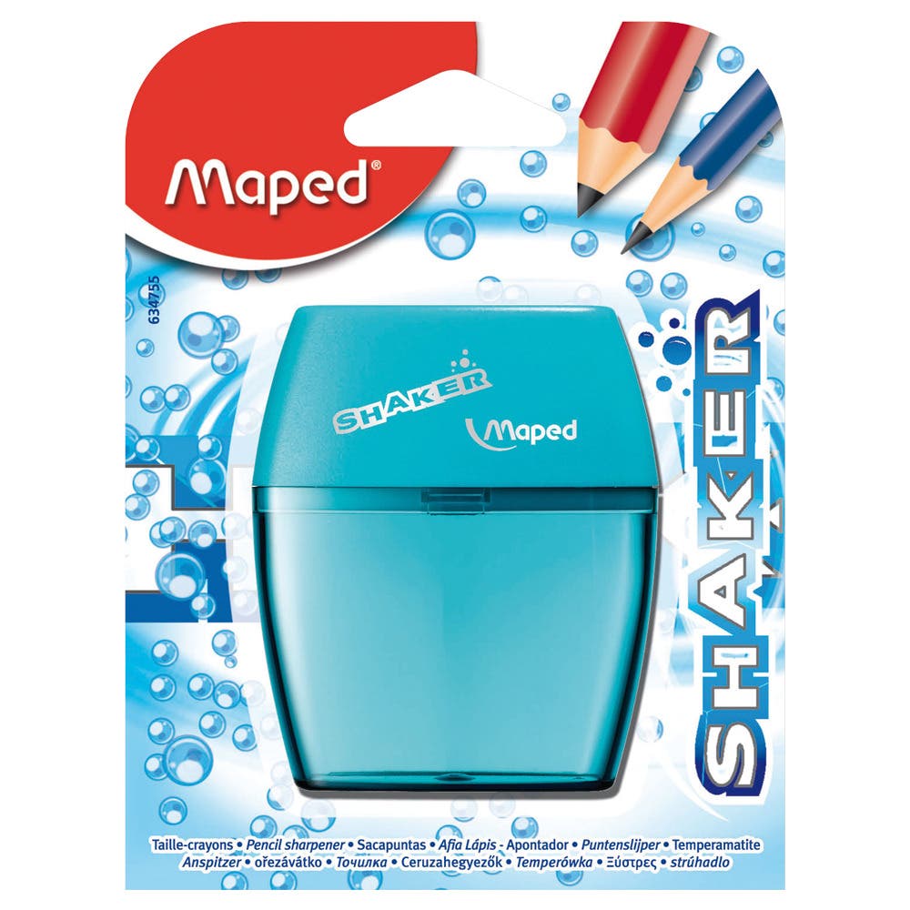 Blister Sacapuntas Shaker Doble Maped Maped Nacional Librería