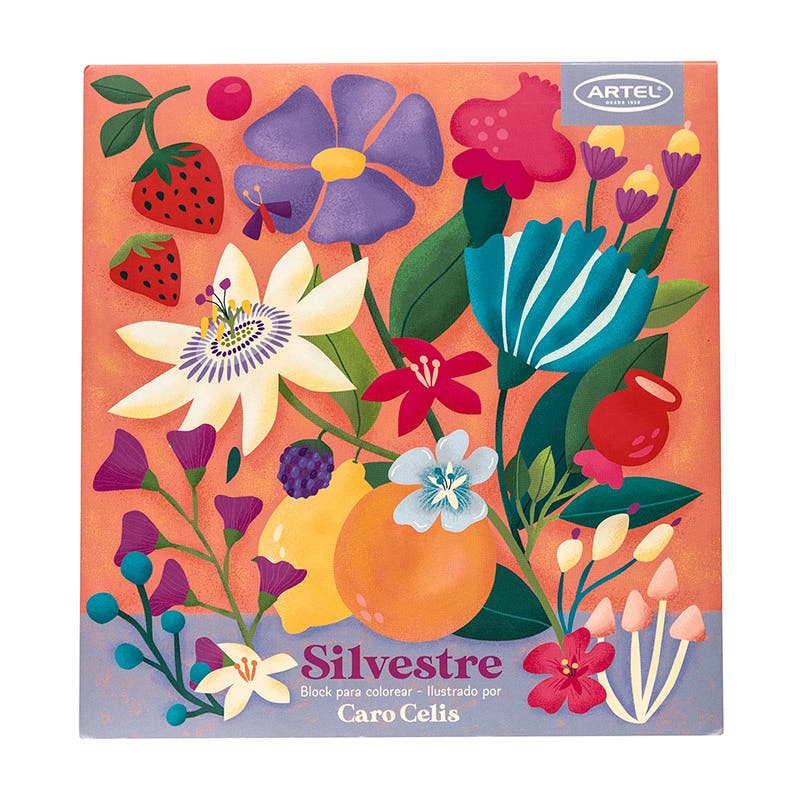 Block para colorear Silvestre Artel Nacional Librería