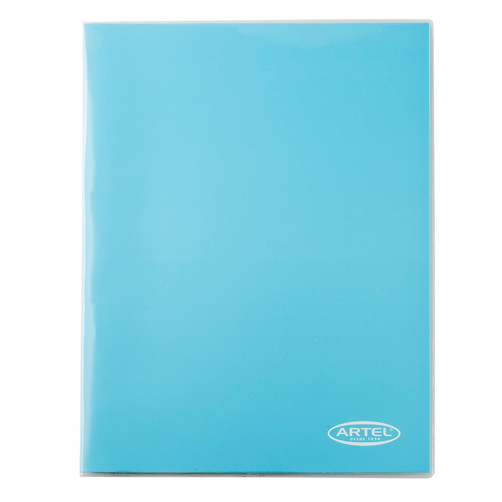 Carpeta ARTEL Plastificada Celeste Artel Nacional Librería