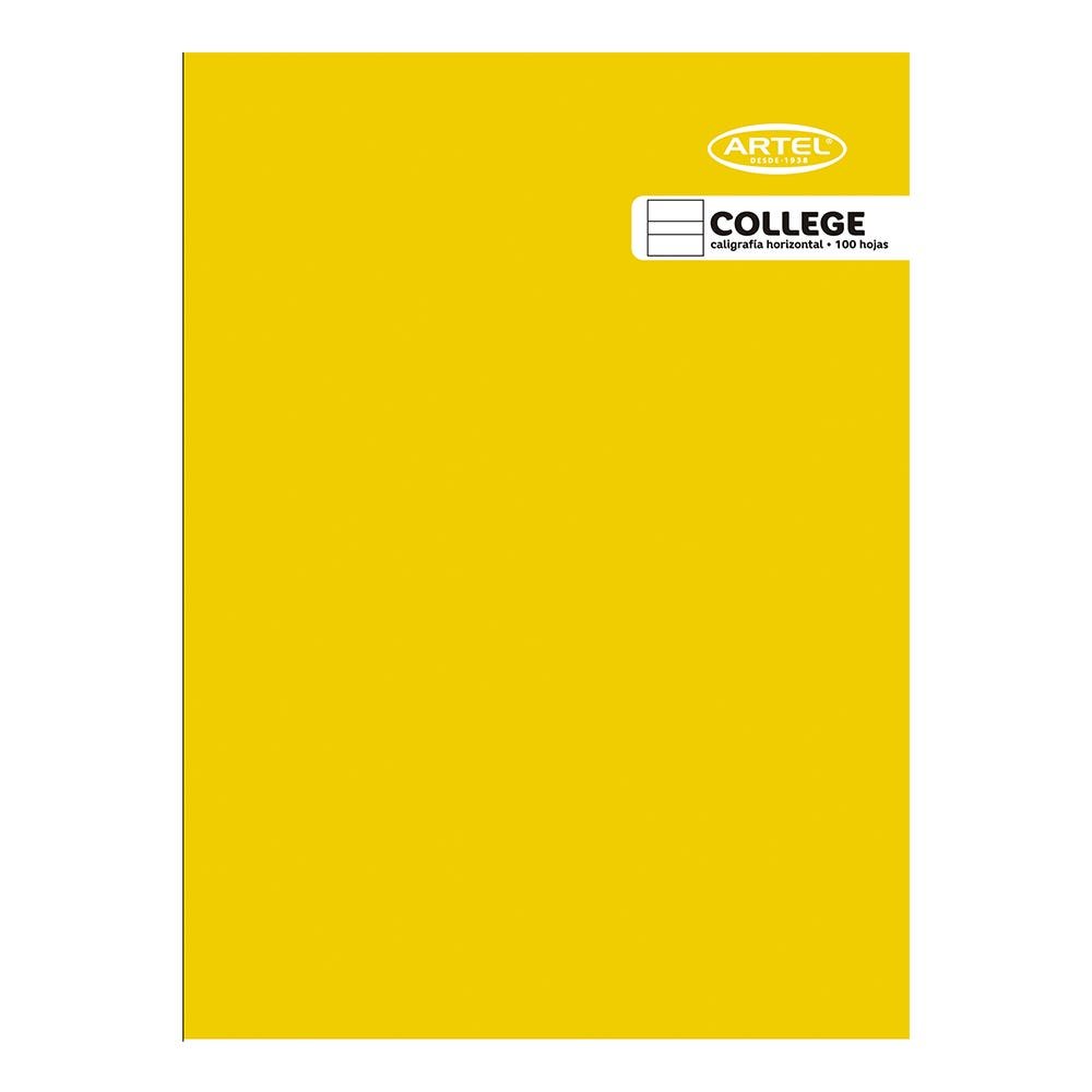 Cuad. College Caligrafia Horiz. 100 hj. Artel Nacional Librería