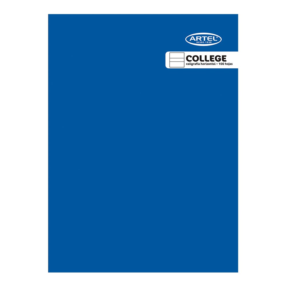 Cuad. College Caligrafia Horiz. 100 hj. Artel Nacional Librería
