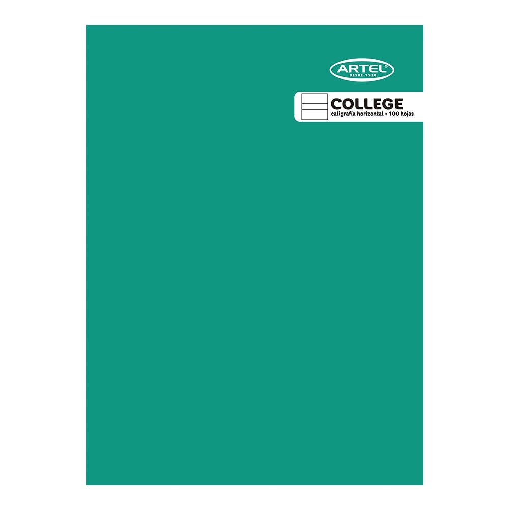 Cuad. College Caligrafia Horiz. 100 hj. Artel Nacional Librería