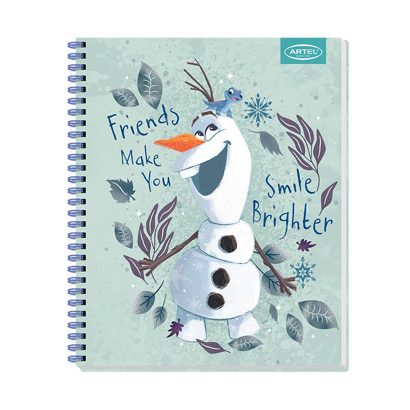 CUAD. UNIV 100H 7MM FROZEN Artel Nacional Librería