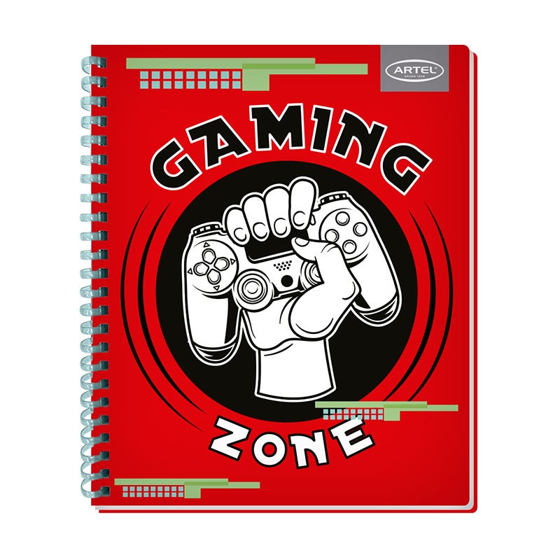 CUAD. UNIV 100H 7MM GAMERS SOFT Artel Nacional Librería