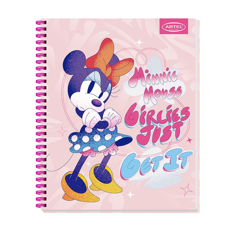 CUAD. UNIV 100H 7MM MINNIE BOW Artel Nacional Librería