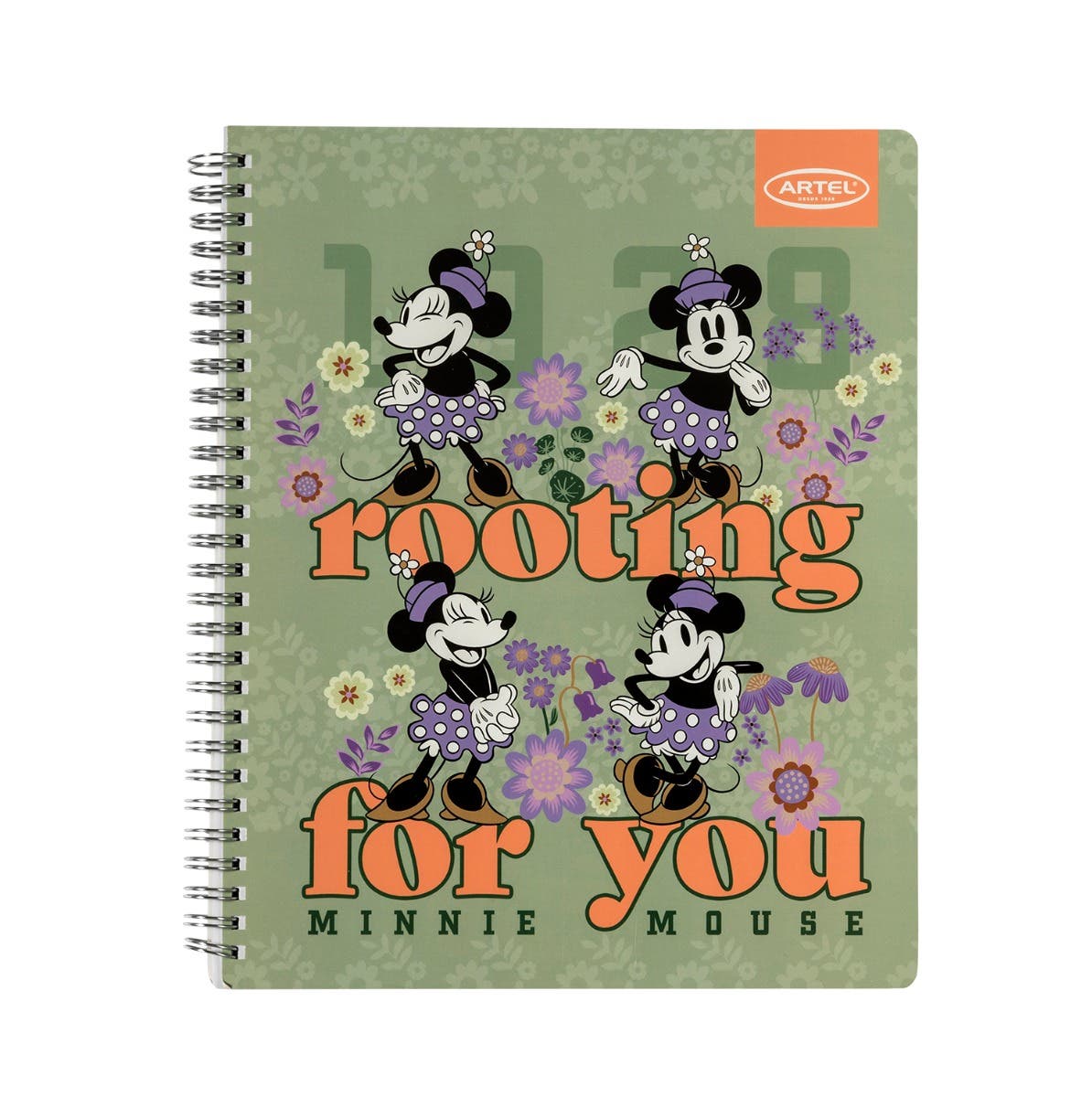 CUAD UNIV 100H 7MM MINNIE SPRING Artel Nacional Librería