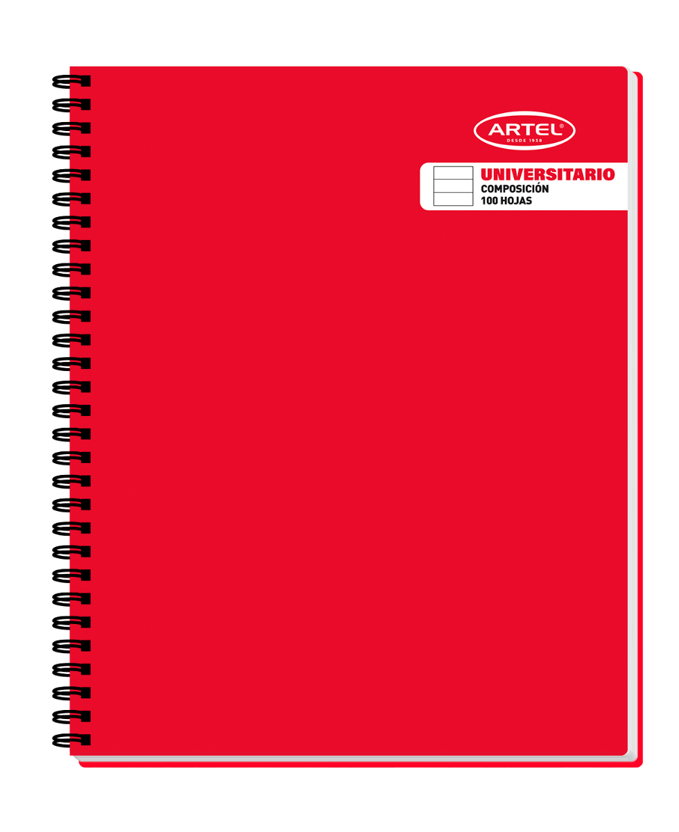 CUAD. UNIV TAPA EMPLACADO LISO COMP Artel Nacional Librería